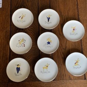 Pottery Barn Reindeer Coasters (8)